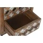 Schubladenschrank Home ESPRIT Braun Schwarz Silberfarben Mango-Holz Spiegel Indianer 45 x 35 x 105 cm von Home ESPRIT, Kommod...