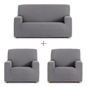 Sofabezug-Set Eysa TROYA Grau 70 x 110 x 210 cm 3 Stücke von Eysa, Sofas & Lovechairs - Ref: D1606837, Preis: 66,59 €, Rabatt: %