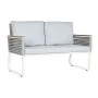 Conjunto de Mesa com 3 Poltronas Home ESPRIT Cinzento Aço Policarbonato 128 x 69 x 79 cm de Home ESPRIT, Sofás - Ref: S305583...