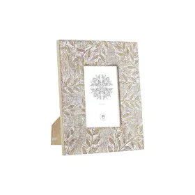 Cadre photo DKD Home Decor Blanc Naturel Verre Bois de manguier Indien 20 x 1,3 x 25 cm de DKD Home Decor, Cadres muraux et d...