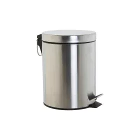 Pedal bin DKD Home Decor Silver 5 L by DKD Home Decor, Bathroom Bins - Ref: S3055859, Price: 10,14 €, Discount: %