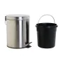 Pedal bin DKD Home Decor Silver 5 L by DKD Home Decor, Bathroom Bins - Ref: S3055859, Price: 9,73 €, Discount: %