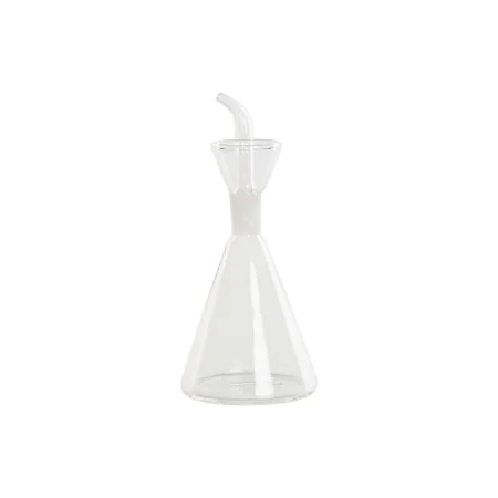 Ölfläschchen DKD Home Decor Durchsichtig Borosilikatglas 125 ml 7 x 7 x 16 cm von DKD Home Decor, Dressing- und Gewürzspender...