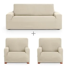 Sofabezug-Set Eysa ULISES Weiß 3 Stücke von Eysa, Zubehör für Stühle und Sofas - Ref: D1606841, Preis: 70,10 €, Rabatt: %