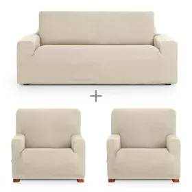 Sofa cover set Eysa ULISES White 3 Pieces by Eysa, Chair and sofa accessories - Ref: D1606841, Price: 72,59 €, Discount: %