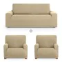 Sofa cover set Eysa ULISES Beige 3 Pieces by Eysa, Chair and sofa accessories - Ref: D1606842, Price: 72,59 €, Discount: %