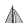 Statua Decorativa Home ESPRIT Bianco Naturale Barca a vela Finitura invecchiata 35,3 x 8 x 46,5 cm di Home ESPRIT, Soprammobi...