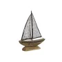 Figurine Décorative Home ESPRIT Blanc Naturel Voilier Finition vieillie 26 x 6 x 34 cm de Home ESPRIT, Objets de décoration -...