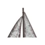 Statua Decorativa Home ESPRIT Bianco Naturale Barca a vela Finitura invecchiata 26 x 6 x 34 cm di Home ESPRIT, Soprammobili -...