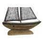 Statua Decorativa Home ESPRIT Bianco Naturale Barca a vela Finitura invecchiata 26 x 6 x 34 cm di Home ESPRIT, Soprammobili -...