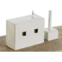 Figurine Décorative Home ESPRIT Blanc Naturel Voilier Marin Finition vieillie 54 x 15 x 61,5 cm de Home ESPRIT, Objets de déc...