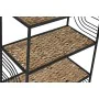 Scaffale Home ESPRIT Nero Metallo Fibra 50 x 25 x 88 cm di Home ESPRIT, Scaffalature e ripiani di immagazzinaggio - Rif: S305...