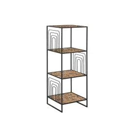 Shelves Home ESPRIT Black Metal Fibre 35 x 35 x 98 cm by Home ESPRIT, Shelving & Storage - Ref: S3055982, Price: 71,70 €, Dis...