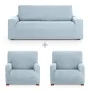 Sofa cover set Eysa ULISES Celeste 3 Pieces by Eysa, Chair and sofa accessories - Ref: D1606845, Price: 72,59 €, Discount: %