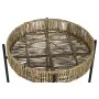 Juego de 2 mesas Home ESPRIT Negro Natural Metal 49 x 49 x 44 cm de Home ESPRIT, Mesas - Ref: S3055984, Precio: 78,72 €, Desc...