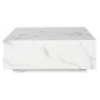 Table Basse Home ESPRIT Blanc Bois MDF 90 x 90 x 35 cm de Home ESPRIT, Tables - Réf : S3055996, Prix : 291,08 €, Remise : %