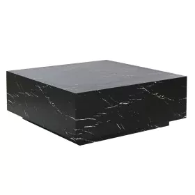 Table Basse Home ESPRIT Noir Bois MDF 90 x 90 x 35 cm de Home ESPRIT, Tables - Réf : S3055997, Prix : 323,42 €, Remise : %