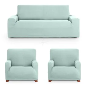 Sofabezug-Set Eysa ULISES Aquamarin 3 Stücke von Eysa, Zubehör für Stühle und Sofas - Ref: D1606846, Preis: 70,10 €, Rabatt: %