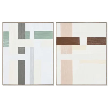 Pintura Home ESPRIT Abstrato Urbana 82,2 x 4,5 x 102 cm (2 Unidades) de Home ESPRIT, Impressões sobre tela - Ref: S3056009, P...