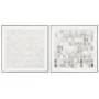 Painting Home ESPRIT Abstract Urban 82,2 x 4,5 x 82,2 cm (2 Units) by Home ESPRIT, Prints on Canvas - Ref: S3056010, Price: 1...