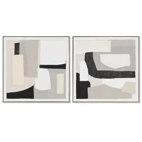 Cuadro Home ESPRIT Abstracto Urbano 82,3 x 4,5 x 82,3 cm (2 Unidades) de Home ESPRIT, Impresiones sobre lienzo - Ref: S305601...