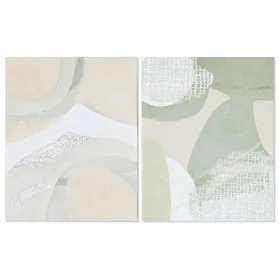 Painting Home ESPRIT Abstract Modern 80 x 3,8 x 100 cm (2 Units) by Home ESPRIT, Prints on Canvas - Ref: S3056016, Price: 143...