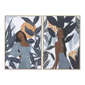 Painting Home ESPRIT Tropical 63 x 4,5 x 93 cm (2 Units) by Home ESPRIT, Prints on Canvas - Ref: S3056026, Price: 74,29 €, Di...