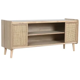 TV furniture Home ESPRIT Natural Rattan Paolownia wood 120 x 35 x 54 cm by Home ESPRIT, TV tables and stands - Ref: S3056035,...