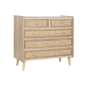 Cómoda Home ESPRIT Natural Madera de Paulonia 80 x 35 x 77 cm de Home ESPRIT, Cómodas y cajoneras - Ref: S3056037, Precio: 19...