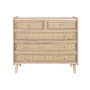 Cómoda Home ESPRIT Natural Madera de Paulonia 80 x 35 x 77 cm de Home ESPRIT, Cómodas y cajoneras - Ref: S3056037, Precio: 19...