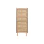 Chest of drawers Home ESPRIT Natural Rattan Paolownia wood 40 x 30 x 104 cm by Home ESPRIT, Chest of Drawers - Ref: S3056038,...