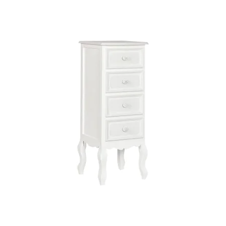 Chest of drawers Home ESPRIT White Wood MDF Wood Romantic 40 x 36 x 100 cm by Home ESPRIT, Chest of Drawers - Ref: S3056042, ...