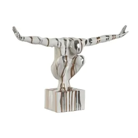 Figura Decorativa Home ESPRIT Branco Dourado Prateado Homem 49 x 16 x 33 cm de Home ESPRIT, Adornos - Ref: S3056055, Preço: 4...