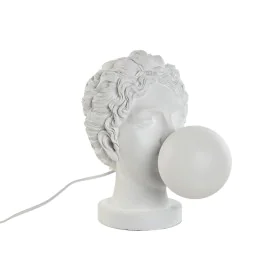 Desk lamp Home ESPRIT White Resin Plastic 220 V 20 x 36 x 31 cm by Home ESPRIT, Bedside and Table Lamps - Ref: S3056057, Pric...