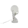 Desk lamp Home ESPRIT White Golden Resin Plastic 220 V 14 x 14 x 32 cm by Home ESPRIT, Bedside and Table Lamps - Ref: S305605...