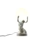 Desk lamp Home ESPRIT White Golden Resin Plastic 220 V 14 x 14 x 32 cm by Home ESPRIT, Bedside and Table Lamps - Ref: S305605...