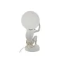 Desk lamp Home ESPRIT White Golden Resin Plastic 220 V 14 x 14 x 32 cm by Home ESPRIT, Bedside and Table Lamps - Ref: S305605...