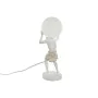 Desk lamp Home ESPRIT White Golden Resin Plastic 220 V 18 x 17 x 44 cm by Home ESPRIT, Bedside and Table Lamps - Ref: S305605...