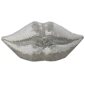 Figura Decorativa Home ESPRIT Plateado Labios 33 x 11 x 14 cm de Home ESPRIT, Adornos - Ref: S3056060, Precio: 40,86 €, Descu...