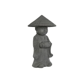 Figura Decorativa Home ESPRIT Gris Monje Oriental 30 x 30 x 53 cm de Home ESPRIT, Adornos - Ref: S3056069, Precio: 60,32 €, D...