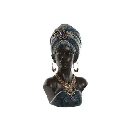 Deko-Figur Home ESPRIT Blau Schwarz Gold Afrikanerin 23 x 17 x 39 cm von Home ESPRIT, Ornamente - Ref: S3056072, Preis: 36,84...