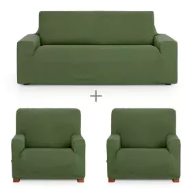 Sofa cover set Eysa ULISES Green 3 Pieces by Eysa, Chair and sofa accessories - Ref: D1606851, Price: 72,72 €, Discount: %