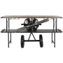 Consola Home ESPRIT Castanho Preto Madeira Metal 191 x 58 x 96 cm de Home ESPRIT, Jogos de móveis - Ref: S3056095, Preço: 675...