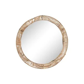 Wall mirror Home ESPRIT Natural Crystal Tropical 70 x 6 x 70 cm by Home ESPRIT, Wall-Mounted Mirrors - Ref: S3056105, Price: ...