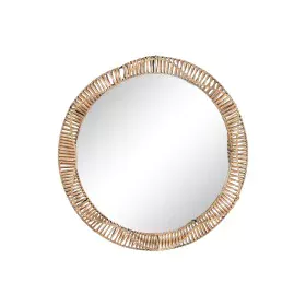 Wall mirror Home ESPRIT Natural Crystal Tropical 70 x 6 x 70 cm by Home ESPRIT, Wall-Mounted Mirrors - Ref: S3056105, Price: ...