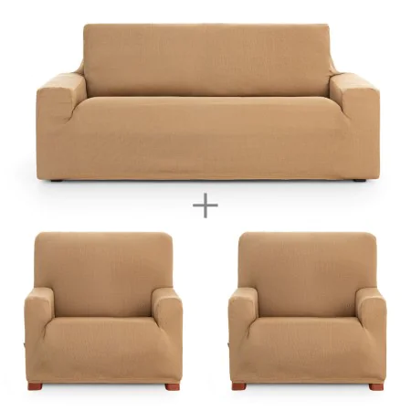 Sofa cover set Eysa ULISES Yellow 3 Pieces by Eysa, Chair and sofa accessories - Ref: D1606852, Price: 72,59 €, Discount: %