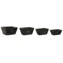 Boîtes de rangement Home ESPRIT Noir Bois d'épicéa 34 x 26 x 18 cm 4 Pièces de Home ESPRIT, Boîtes et coffres de rangement - ...