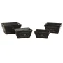 Boîtes de rangement Home ESPRIT Noir Bois d'épicéa 34 x 26 x 18 cm 4 Pièces de Home ESPRIT, Boîtes et coffres de rangement - ...