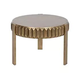 Mesa de Apoio Pequena Home ESPRIT Dourado Metal 62 x 62 x 50 cm de Home ESPRIT, Jogos de móveis - Ref: S3056170, Preço: 97,67...