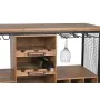 Portabottiglie Home ESPRIT Marrone Nero Metallo Abete 94 x 37 x 91 cm di Home ESPRIT, Ripiani e supporti - Rif: S3056212, Pre...